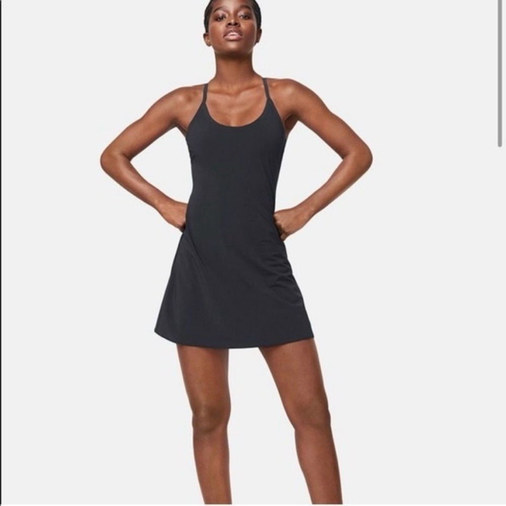 Outdoor Voices Exercise Racerback Dress Athletic Built In Shorts Tennis Sz XS